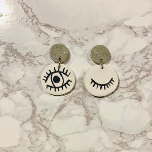 Polymer clay earrings